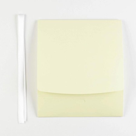 Gift folding box, packaging, "yellow", 20 x 18 x 5 cm-5