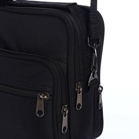 Male bag, luris, black color-3