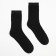 Men's socks of woolen "Super fine", black color, size 44-46