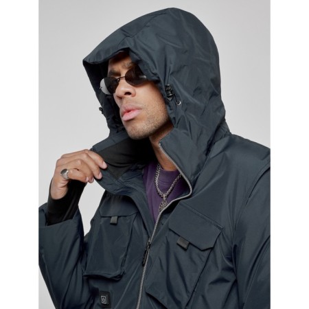 Luy jacket transformer male winter, size 52, dark blue color-26