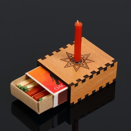 Set of desires "love spell" with candles, 5.2x4.5x2 cm