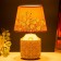 Table lamp "Flowers" E14 15W gray mix 20x20x32 cm Risalux