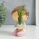 Souvenir Polystone "Baby with a cactus in a pot" 14x7.5x9 cm