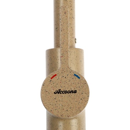 ACCOONA A4594ke kitchen mixer, single -leaf, high spout, brass, sandy color-2