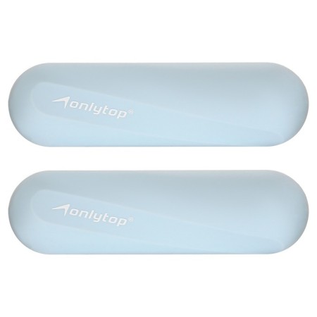 ONLYTOP dumbbells for universal burden, 2 pcs., 1 kg, blue color-1