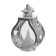 Nightmare "frozen candle" 3xlr1130 silver 5x7.5x12 cm Risalux