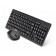 Keyboard set and mouse Perfeo Team, membranes, 1000 dpi, USB, black