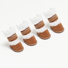 UNT shoes, set 4 pcs, size 3 (sole 6 x 4.2 cm), brown
