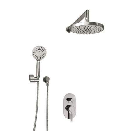 The wasserkraft a14129 shower system, built -in, tropical shower, shower, chromium