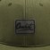 Men's cap with a straight visor Overhat, the color is green, mesh, pr 56