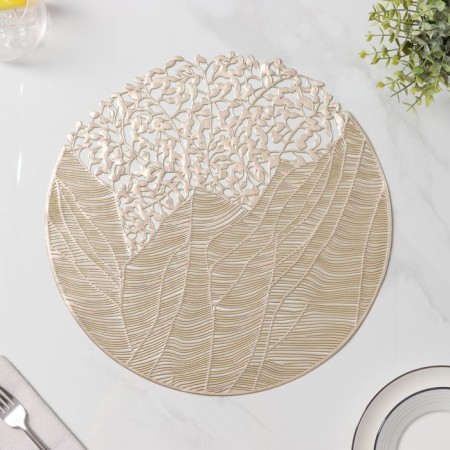 Serving shade "Faily", 38 × 38 cm, color gold-1