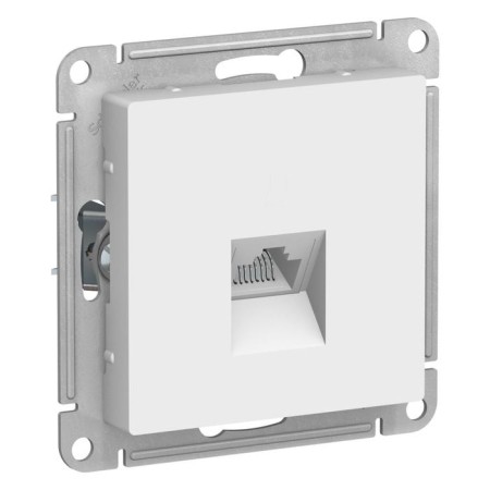 Computer outlet SE AtlasDesign, RJ45, built -in, IP20, White, Atn000183-1