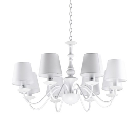 Lamp Ceiling Economy Service 25076/8WT WT, 8x60W, E14, 82x74x74 cm, white color