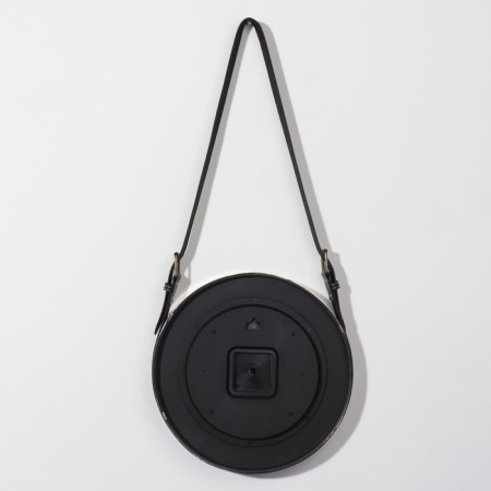 Mirror wall -mounted round “surroundings” d mirror surface 28 cm, with an artificial leather strap, color mix-5