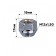 Haye cone Skyway, m12x1.50 Open 17mm, key 19mm, chrome, set 20 pcs