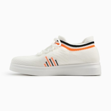 Baby sneakers, white color/strips on top, size 34-1