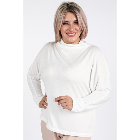 Women's turtleneck, size 52, white color