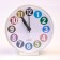 Clock - desktop an alarm clock, discrete move, dial 10.5 cm, 10.5 x 11 cm, aa