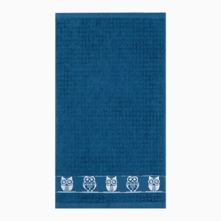Tainted towel set, indigo color/gray-blue, size 30x50, 400g/m, 100% cotton-1