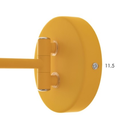 Sconces "centrick" E27 yellow 61x12x10 cm-9