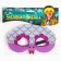 Carnival mask "Funny snake" color silver color