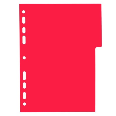 Set of dividers of sheets A5 Office 2000, 5 sheets without indexation, color, plastic 120 μm-6