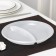 Disposable plate, d = 20.5 cm, 2-section, white color