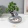 Zen Garden "Buddha by a tree" sand+candle 22.5x17x17 cm