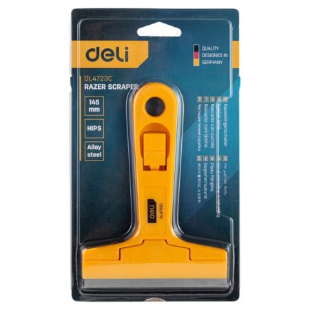 Deli DL4723C 98391 scraper, blade 18 x 0.5 mm, 145 mm-2
