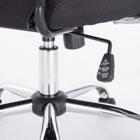 Office armchair Brabix "Flight ex-540", chrome, fabric, mesh, black-9