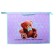 Folder for drawings and drawings A3, 470 x 345 x 50 mm, handles, plastic/textiles, lightning from above, pr 3 -20 "cute bear" 72692