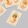 Cardboard "Vintage Girls" set 10 pcs (5 types) 4x6 cm