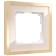 Frame W0012851, 1 Baguette socket, ivory brass