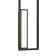 Wall lamp Mantra Boutique, LED, 2740LM, 3000K, 250x66x1000 mm, black color black