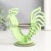 Easter stand "Cockerel" 14.5x10.3x10 cm (set of 5 parts) Salad