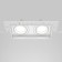 The built-in lamp Technical DL003-02-W, 2x50W, 23x13x3.8 cm, GU10, white color