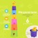 Game set "Pyramid": 6 cups, 1 toy (bunny/bear), mix