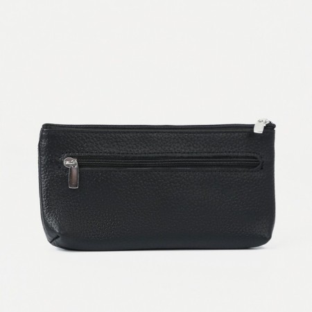 Women's wallet with lightning, black color-1