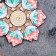 Standing under the hot "bouquet of tulips", d = 12 cm, juniper
