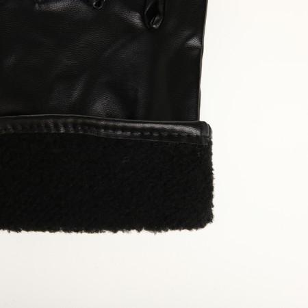 Gloves male, dimensionless, with insulation, black color-2