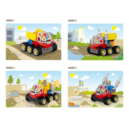 Designer "Construction equipment", 4 assembly options, 31 details-1