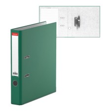A4 registrar A4, 50mm business, collected, green, 2mm cardboard, capacity of 350 sheets