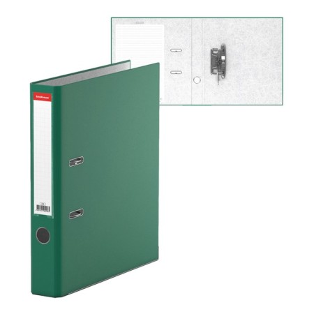 A4 registrar A4, 50mm business, collected, green, 2mm cardboard, capacity of 350 sheets