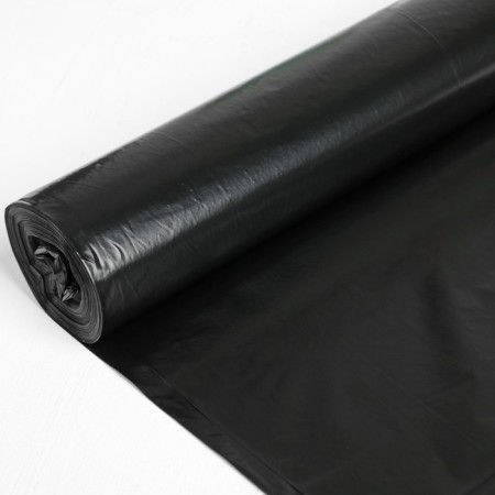 Professional garbage bags, 180 l, 40 μm, PVD, 90 × 110 cm, 10 pcs, black color-1