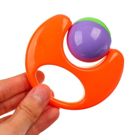 A set of rattles "Ringeous joy", 4 pcs, color mix, crush me-5