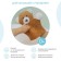 Tenvillon washcloth-brown-grown Baby Bear