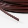 Artificial Roatan smooth 8 mm 100 m crescent (chestnut)