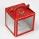 Confectionery box with a window, a chest, "New Year's botanist" 20 x 20 x 20 cm, New Year