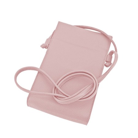 Women's bag (B2812-09140) genuine leather, pink, 1x210x22 cm-1