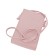 Women's bag (B2812-09140) genuine leather, pink, 1x210x22 cm
